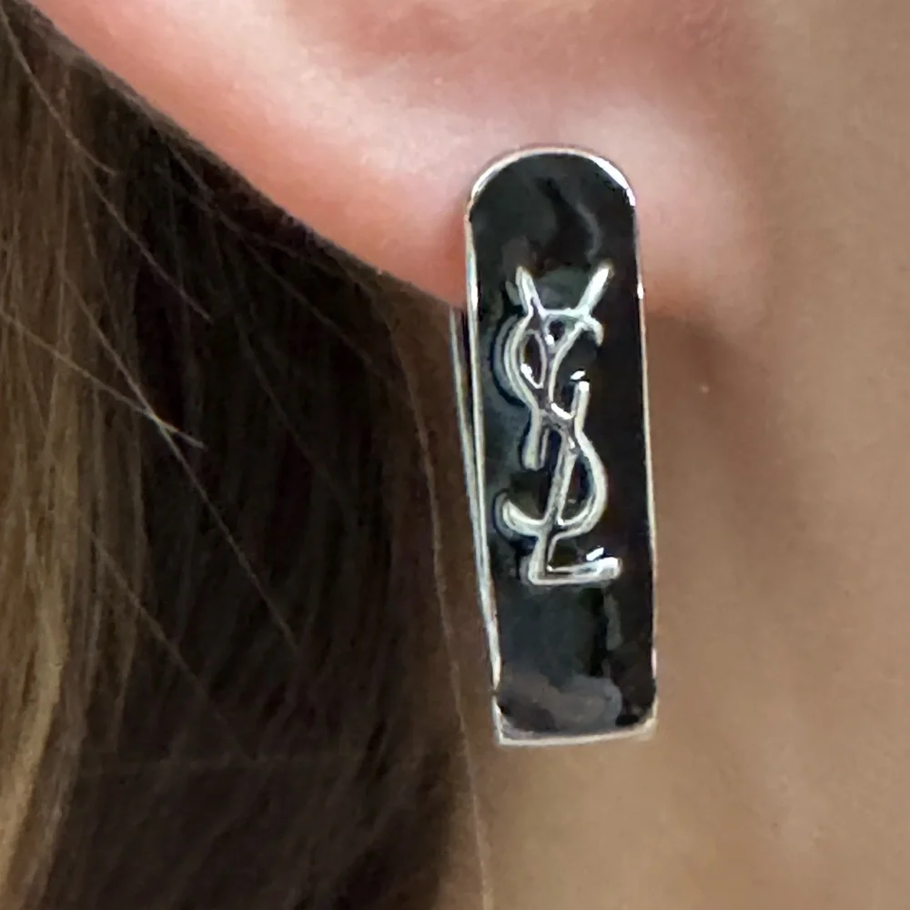 SAINT LAURENT Earrings Authentic 100% - Picture 7 of 12